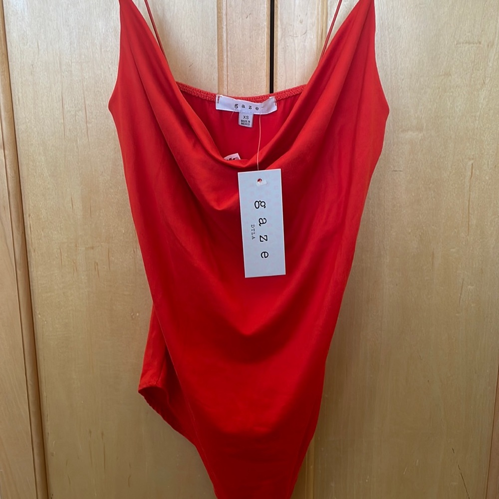 Orange Bodysuit